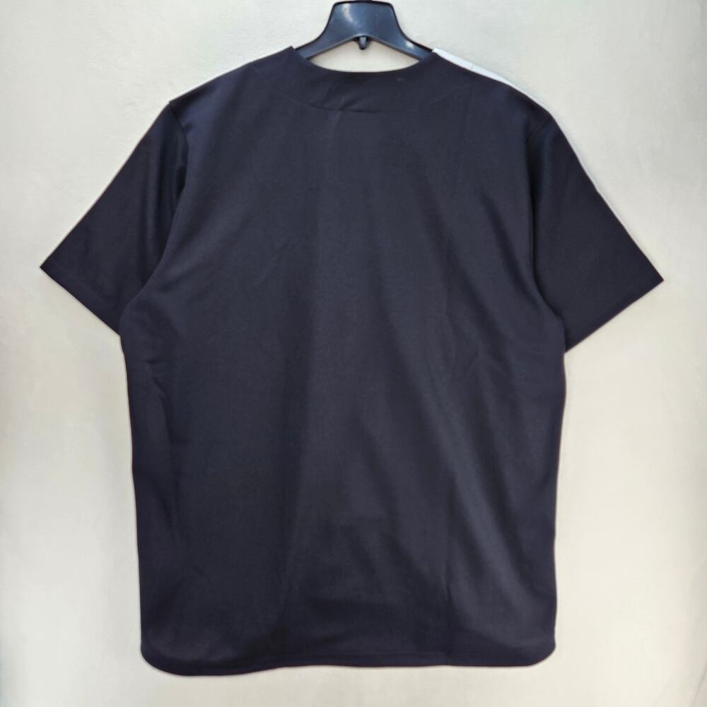 ADIDAS ORIGINALS MEN'S XXL BLACK SS SHIRT WITH STRIPES SUMMER LEAGUE VARSITY NWT - Picture 5 of 5